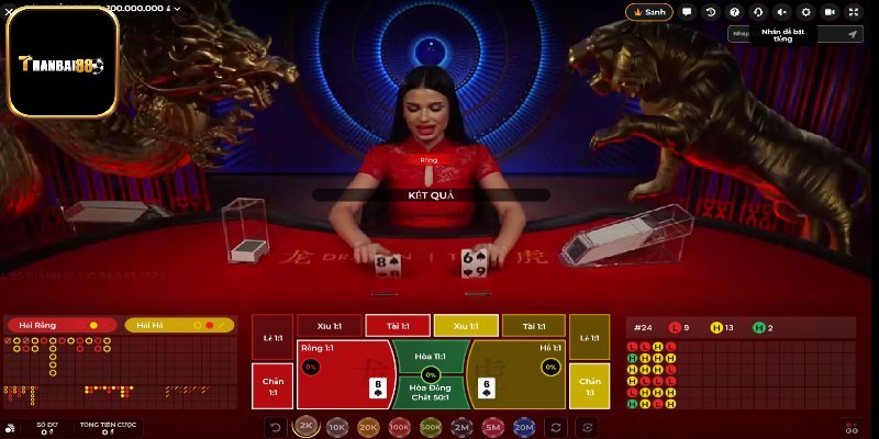 Chi tiết luật chơi Rồng Hổ