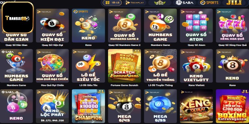 Giới thiệu kho game cực khủng tại Thanbai88