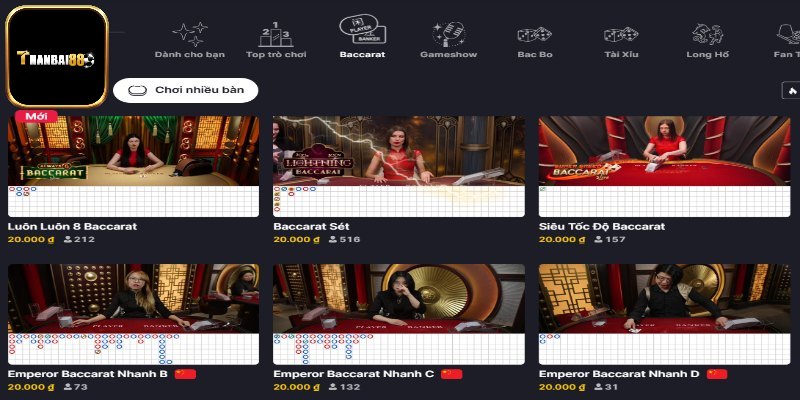 Tìm hiểu Baccarat Thanbai88
