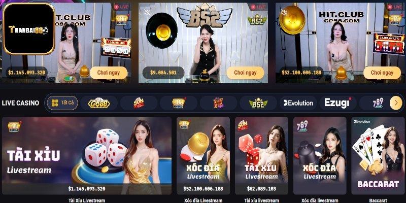 Tìm hiểu live casino Thanbai88