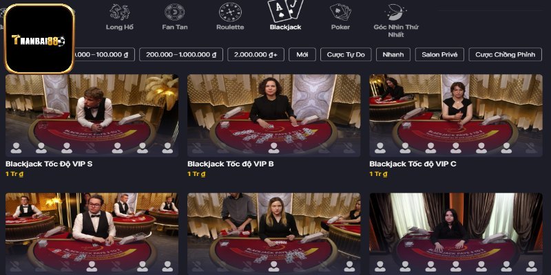 Top 4 game casino xanh chín
